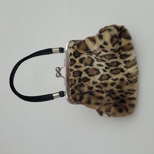 Leapoard Mini Purse 90s leather fuzzy